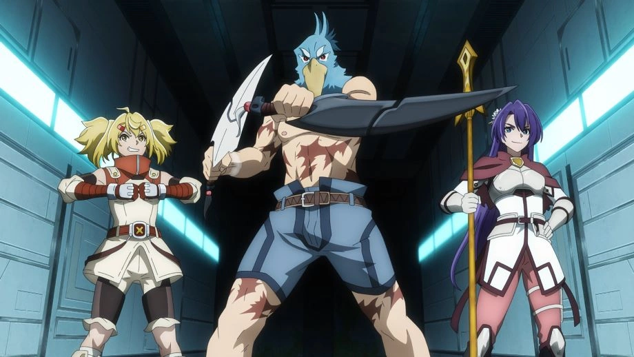 Sunraku, Pencilgon and Oikatzo in Shangri La Frontier
