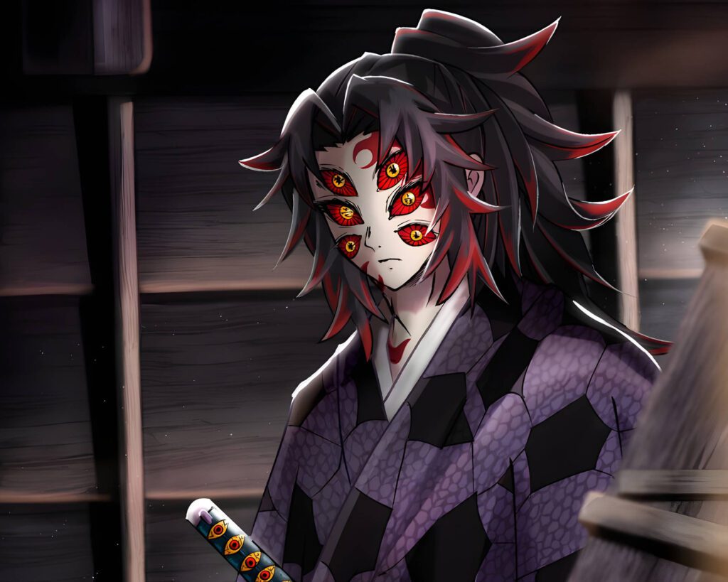 kokushibo in kimono demon slayer