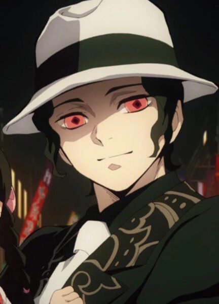 muzan looking like michael jackson in demon slayer