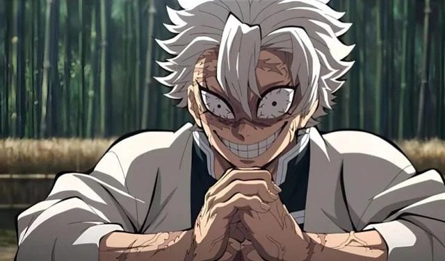 sanemi getting angry in demon slayer