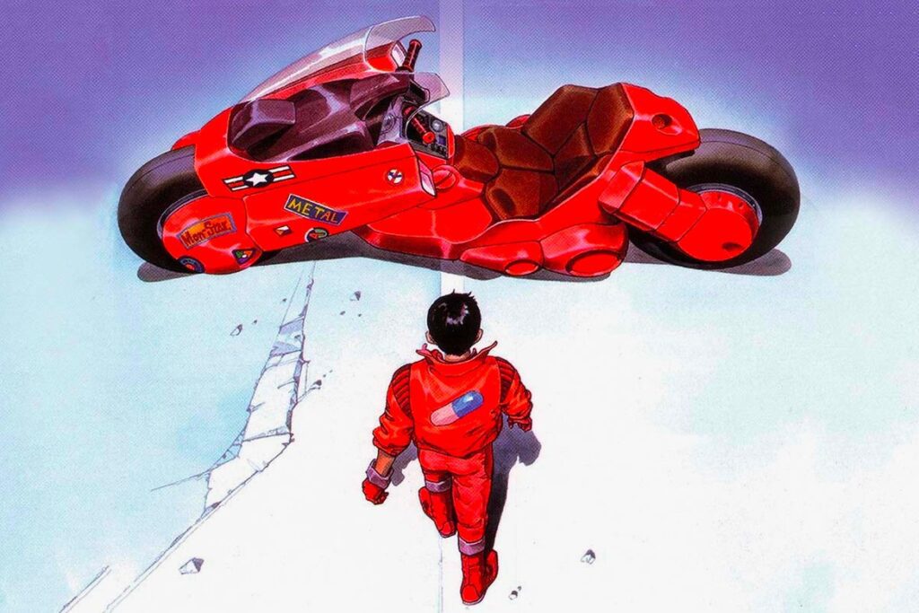 akira with his bike