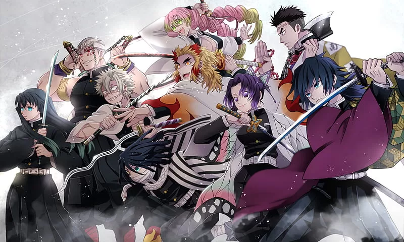 demon slayer hashiras assembled
