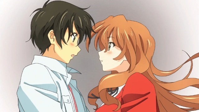 Golden Time Anime Koko and Banri staring each other