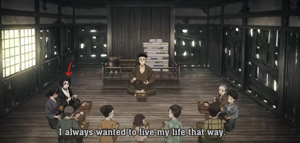 Kaigaku in Gyomei's orphanage