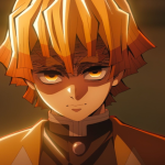 zenitsu in demon slayer infinit castle movie