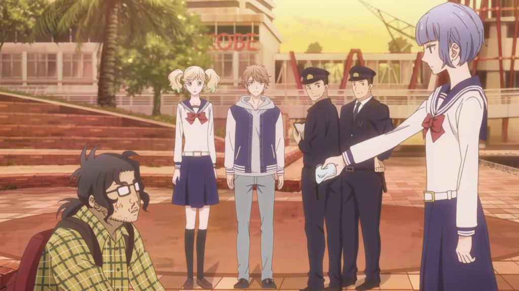 kageki shoujo episode 4 giving hankerchief