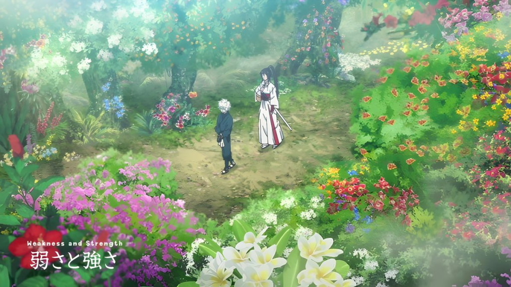 hell's paradise landscape image gabimaru walking