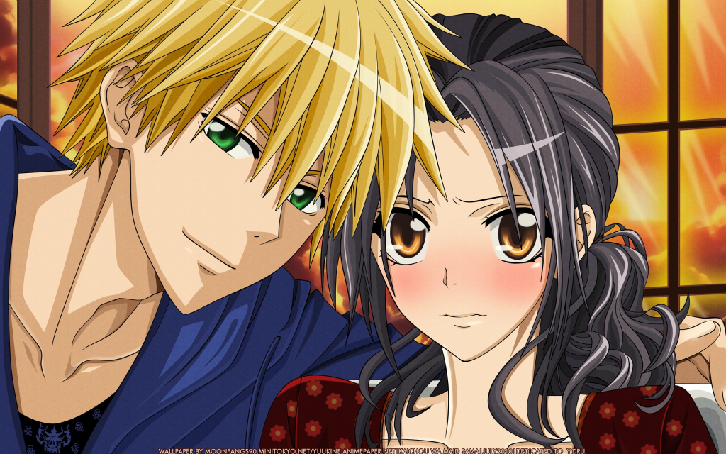 Misaki and Takumi in Maid Sama