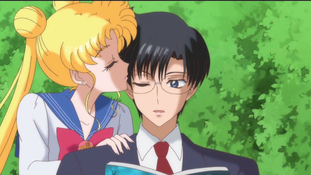 usagi and mamoru in sailor moon