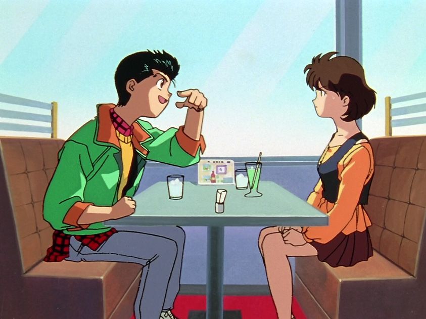 yusuke and keiko eating together