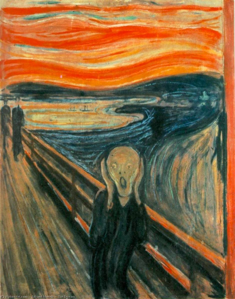 Edvard Munch’s The Scream original art