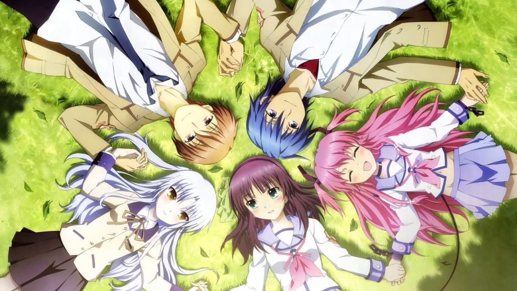 angel beats anime cover image