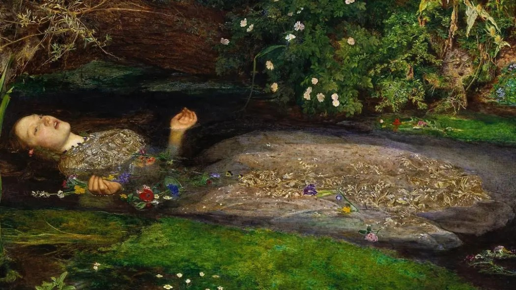 John Everett Millais’ Ophelia original art