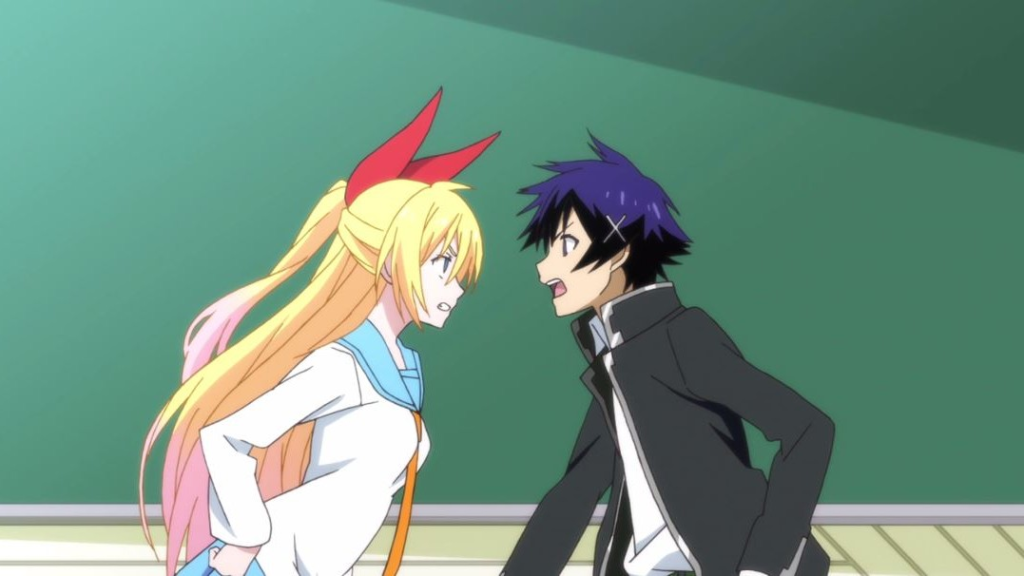 nisekoi: false love anime fight