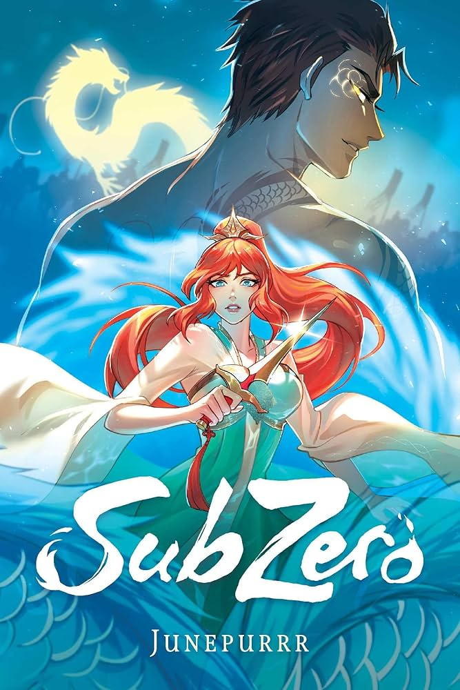 Subzero webtoon cover — Princess Clove and Prince Kyro, dragon-shifting clans