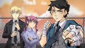 unOrdinary webtoon cover — John and Seraphina at Wellston Private High School