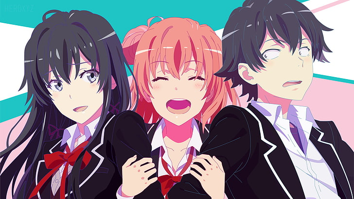 oregairu anime love triangle